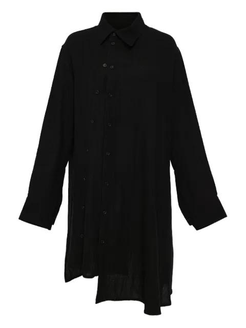 Yohji Yamamoto camisa asimétrica con botones