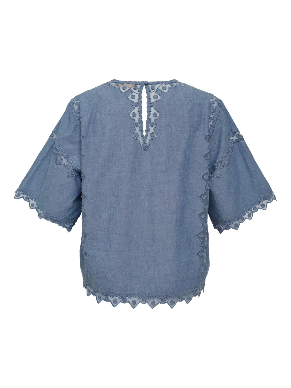 Ulla Johnson Kai short-sleeve top - Blauw