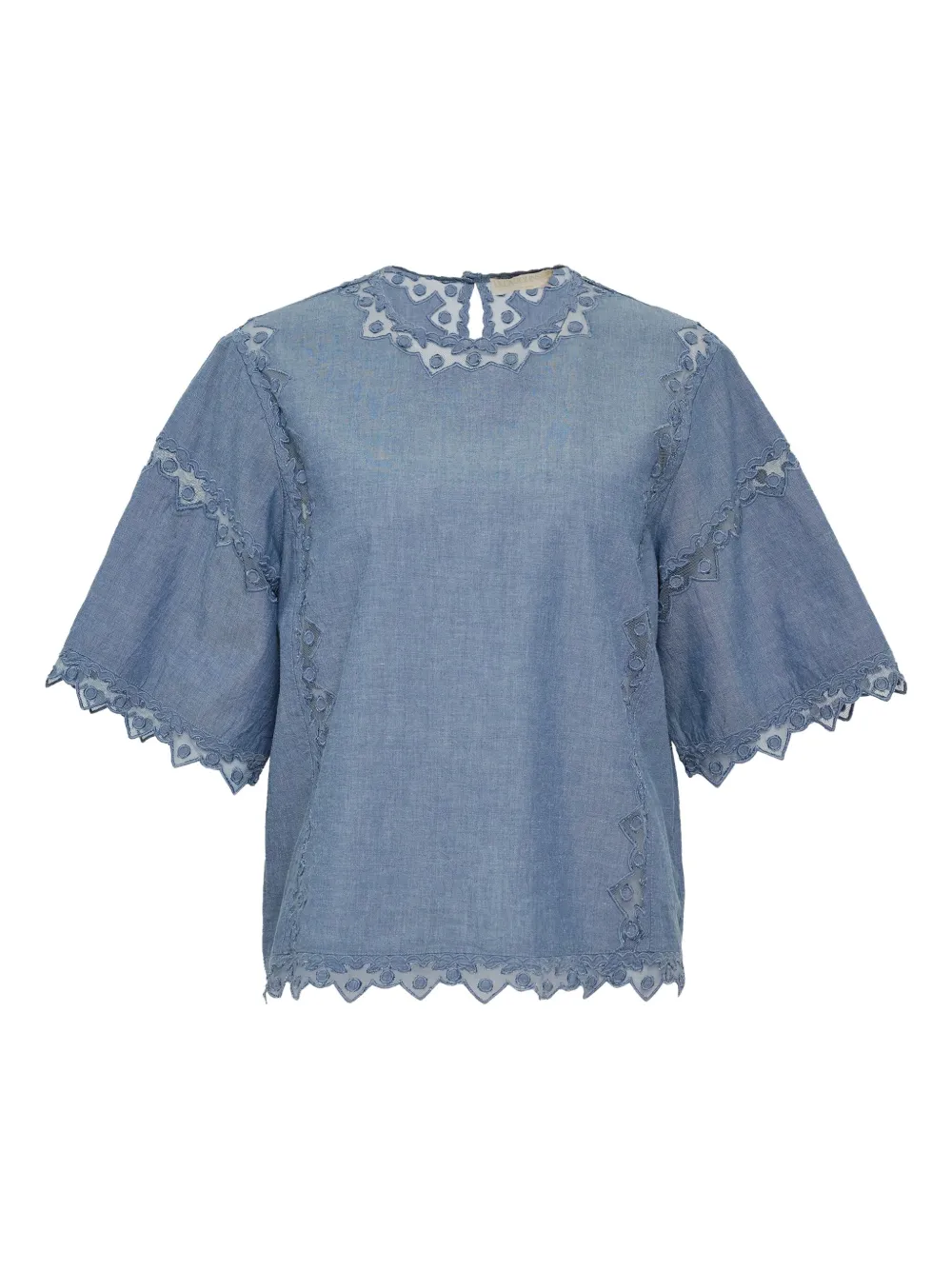Ulla Johnson Kai short-sleeve top | Blue | Image 1