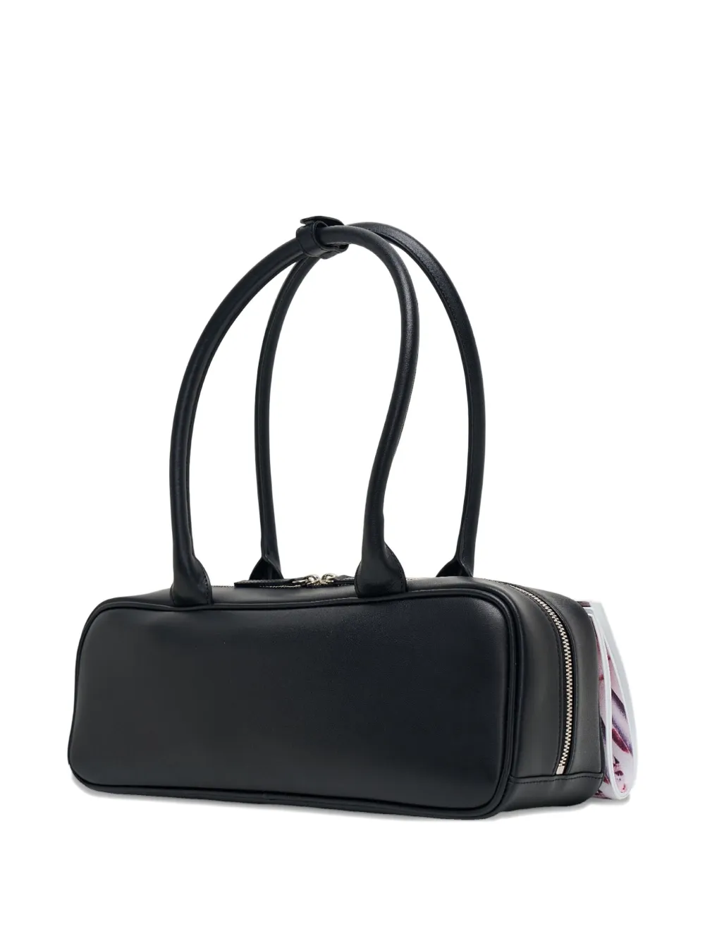Andersson Bell Leren schoudertas met print - Rood