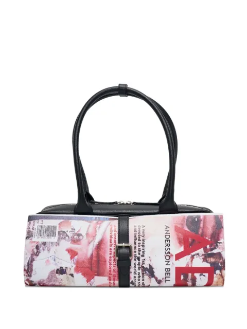 Andersson Bell magazine-print leather shoulder bag