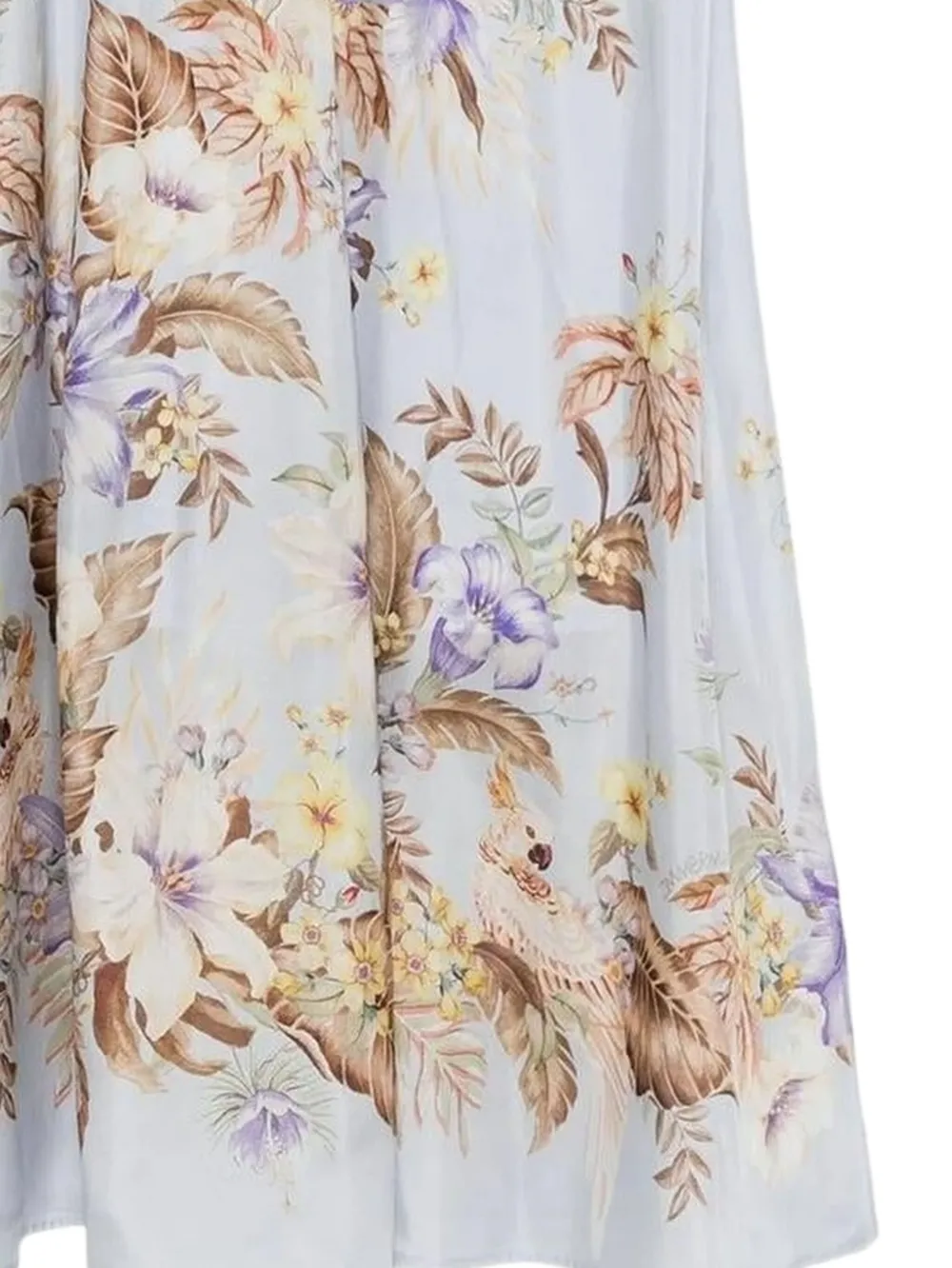 ZIMMERMANN Maxi-jurk met bloemenprint - Blauw