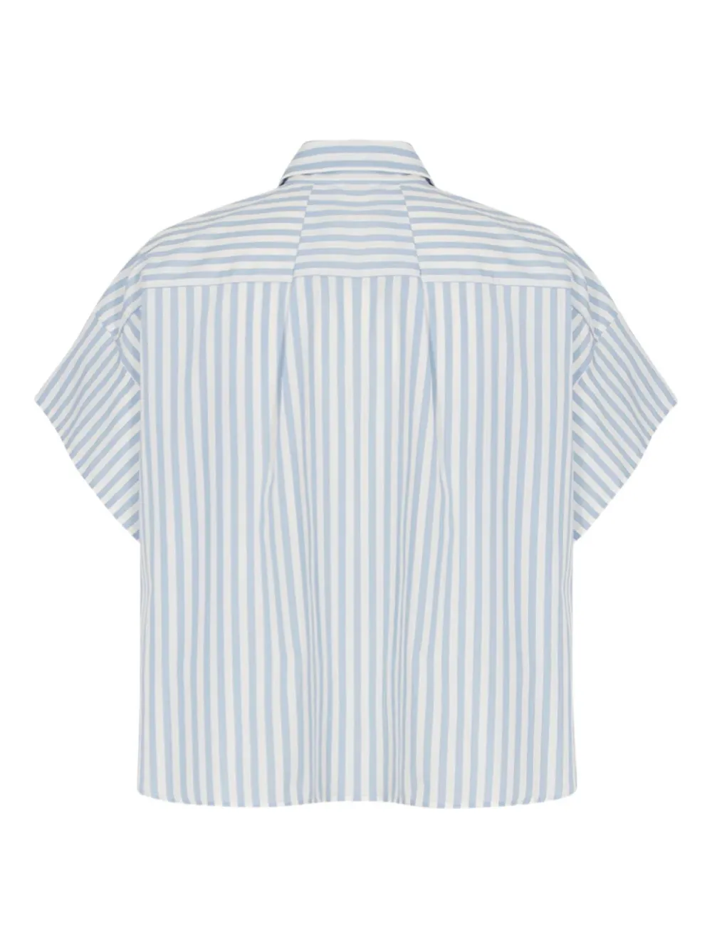 Rag & bone Martha striped poplin shirt - Blauw