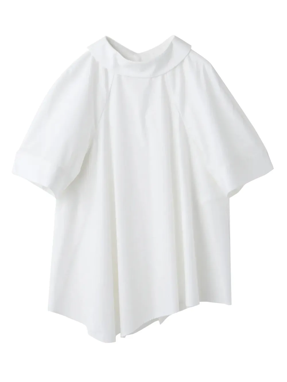 Enföld Blouse met asymmetrische knopen - Wit