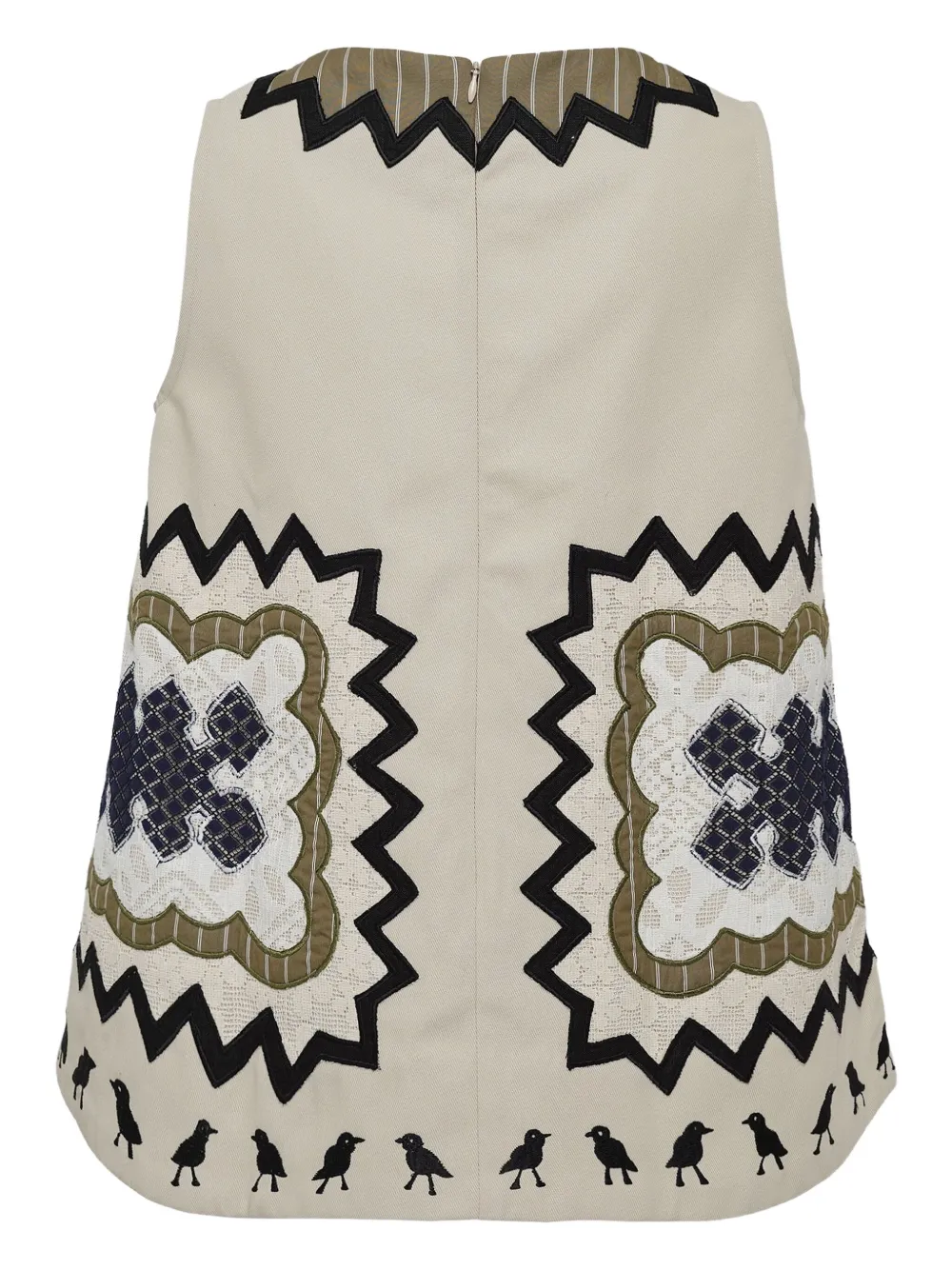Biyan Blouse met V-hals - Beige