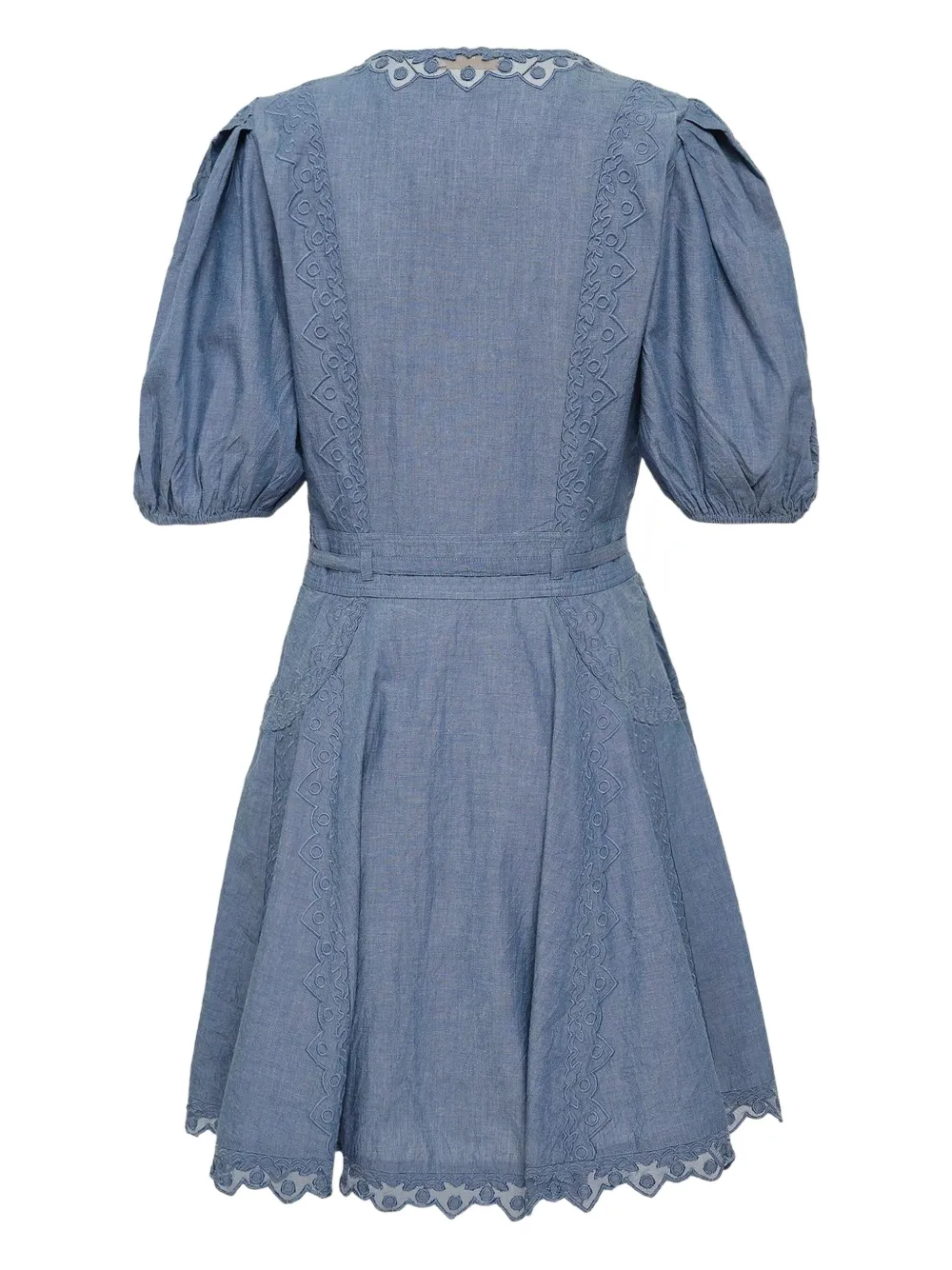 Ulla Johnson V-neck mini dress - Blauw
