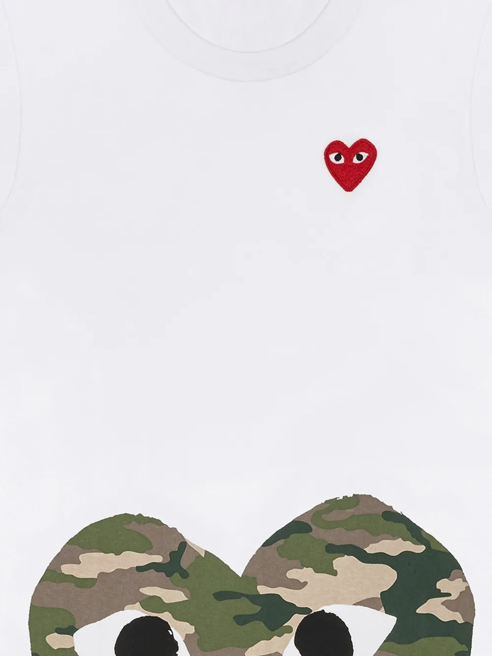 Comme Des Garçons Play heart-print camouflage T-shirt | T-Shirts & Jersey Shirts | Image 2