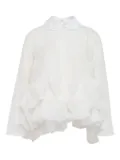 Comme des Garçons TAO ruffled blouse - White