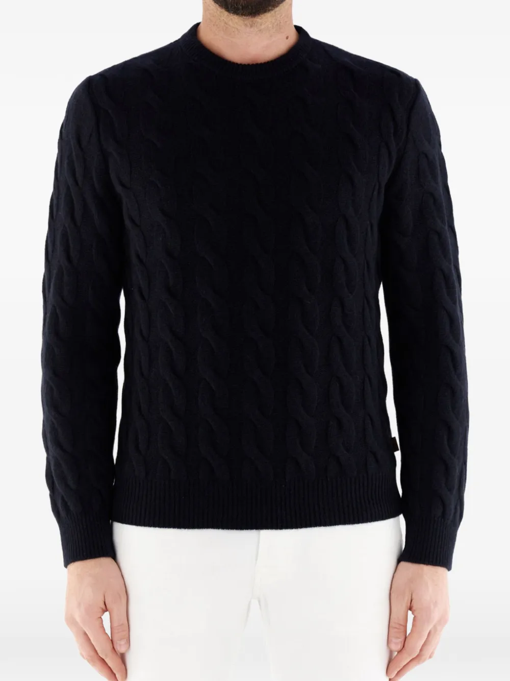 Jacob Cohën cable-knit sweater | Black | Image 1