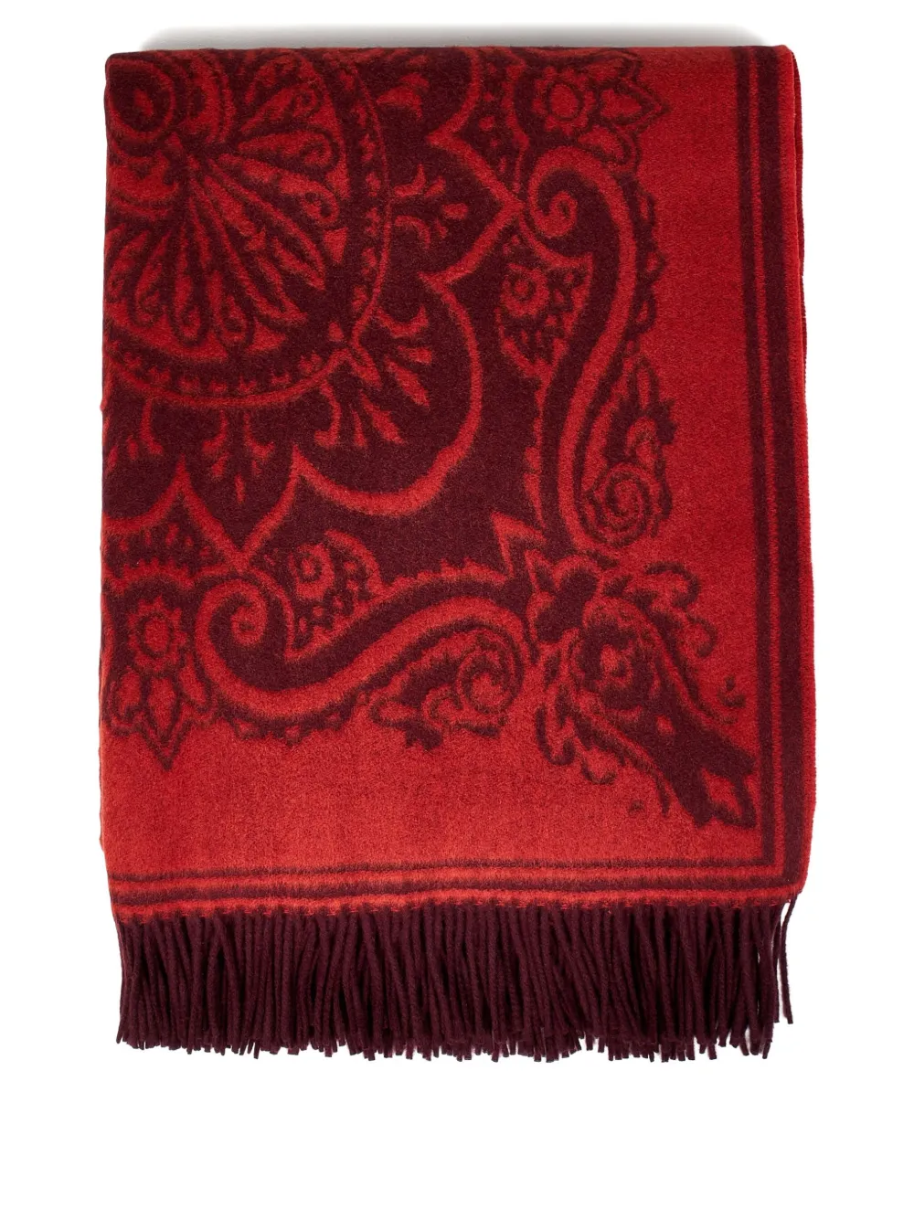 ETRO HOME paisley-motif blanket | Red | Image 1