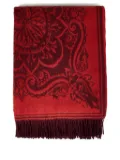 ETRO HOME paisley-motif blanket - Red