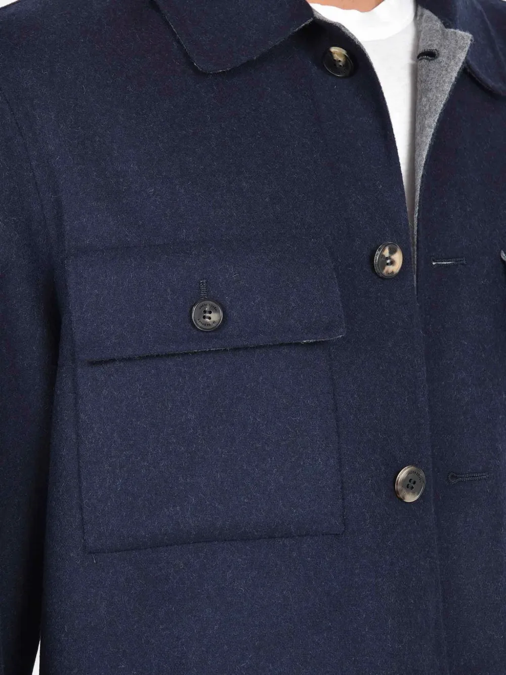 Jacob Cohën Overhemd met borstzak en knoopsluiting Blauw