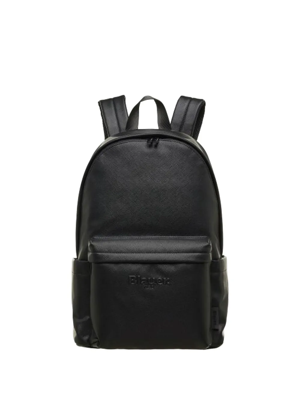 Blauer Logo-embossed Backpack In Black