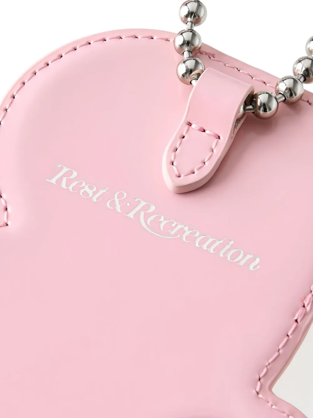Rest&Recreation mirror leather carholder keyring | Image 2