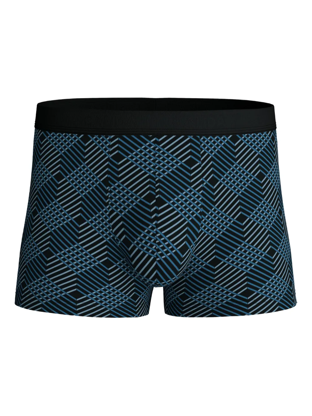 Calida Geometric-pattern Boxers In Blue