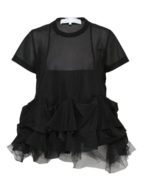 Comme des Garçons TAO layered tulle T-shirt