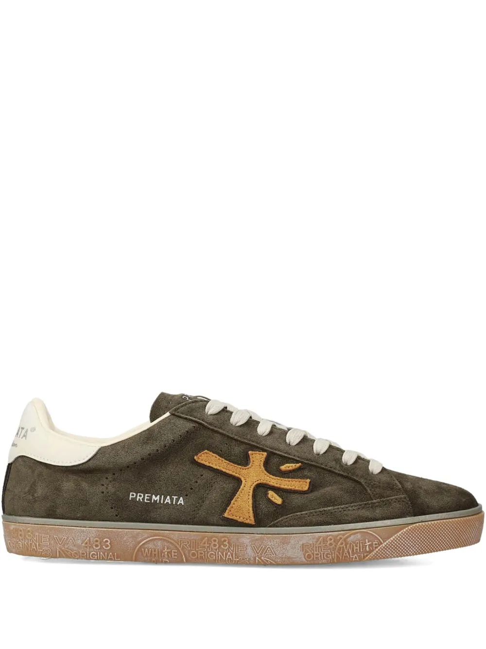 Premiata suede sneakers Green