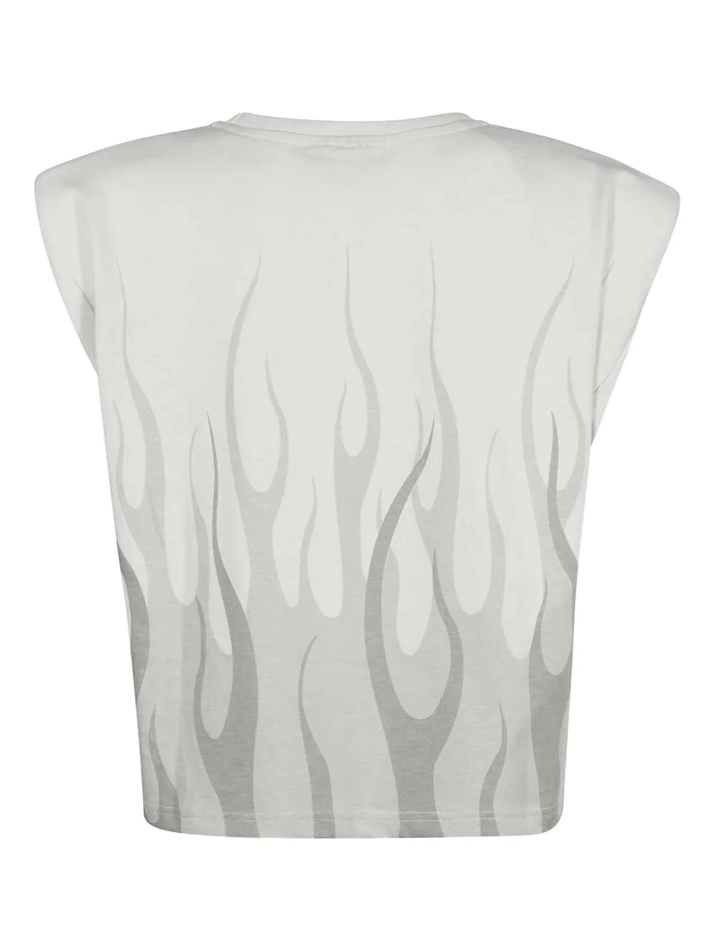 Vision Of Super flame-print padded-shoulder top | T-Shirts & Jersey Shirts | Image 2