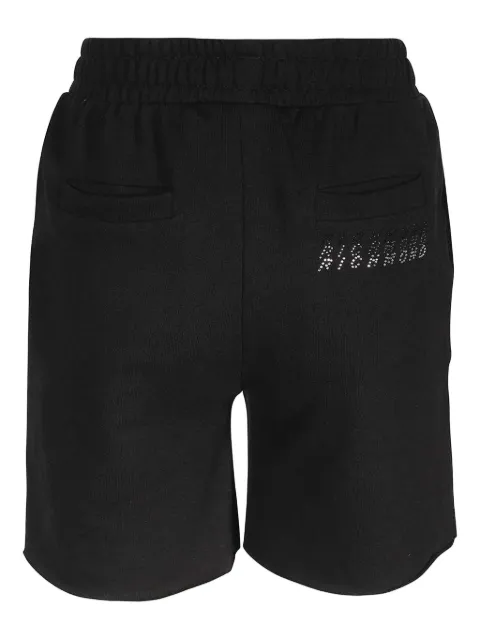 John Richmond rhinestone-embellished elasticated-waistband shorts