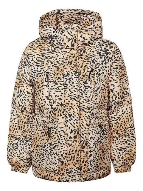 Pyrenex hooded leopard-print jacket