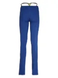 BARROW ribbed-texture flared trousers - Blue