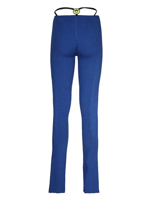 BARROW ribbed-texture flared trousers