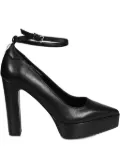 Karl Lagerfeld platform ankle-strap pumps - Black