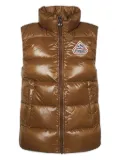 Pyrenex quilted-patch gilet - Brown