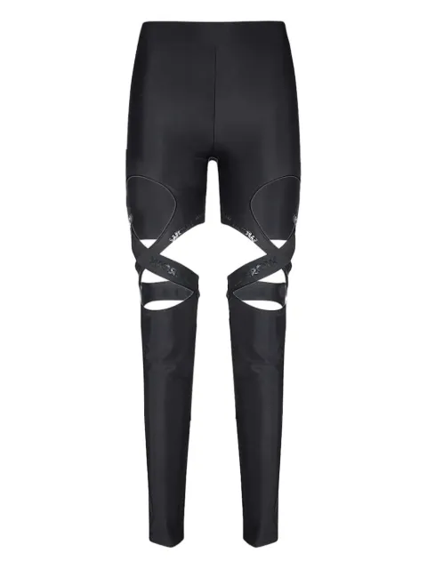 BARROW cut-out strap leggings