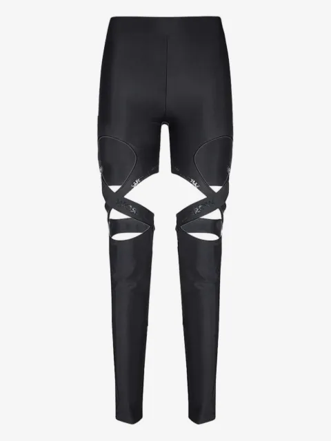 BARROW cut-out strap leggings