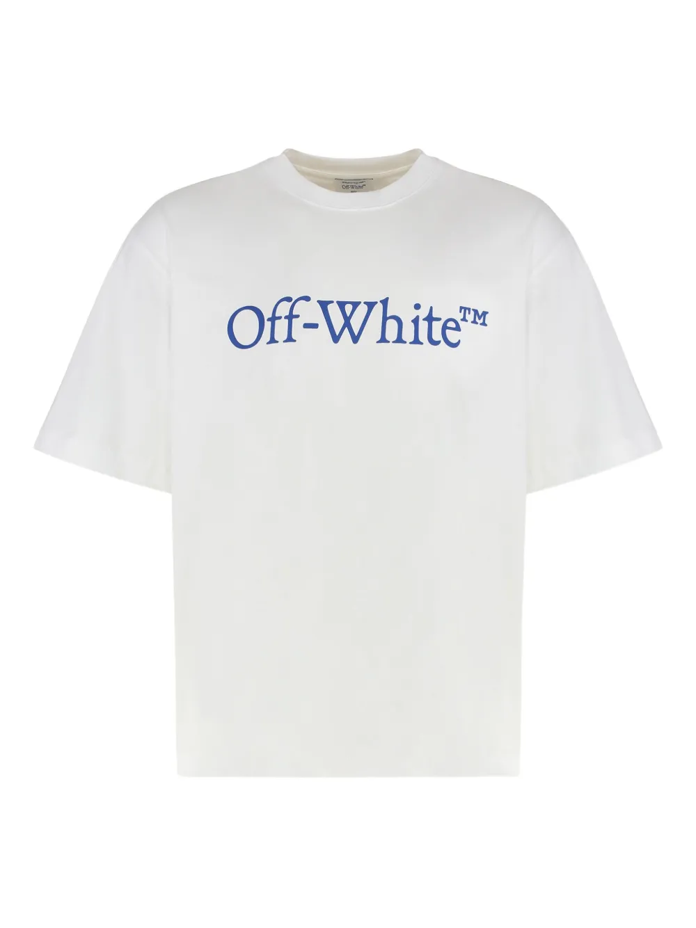 Off-white Cotton Crew-neck T-shirt In Neutral