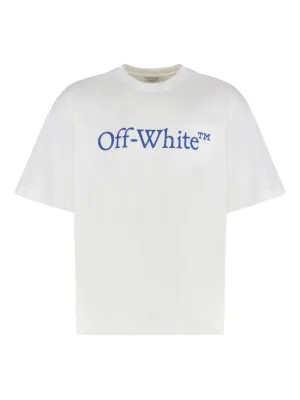 Off-White Big Bookish Skate Cotton T-shirt | White | FARFETCH JO