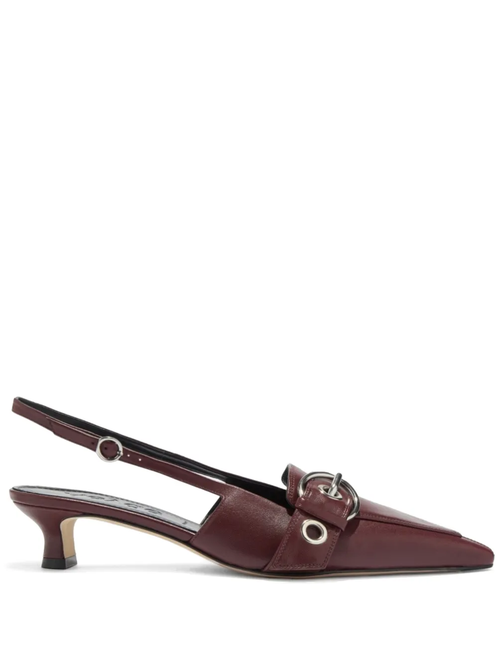 Aeyde 35mm Davina heeled pumps Red