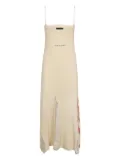 Vision Of Super flame-print midi dress - Neutrals