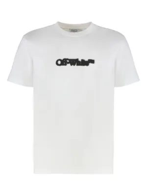 Off-White arrow-print Cotton T-shirt | White | FARFETCH