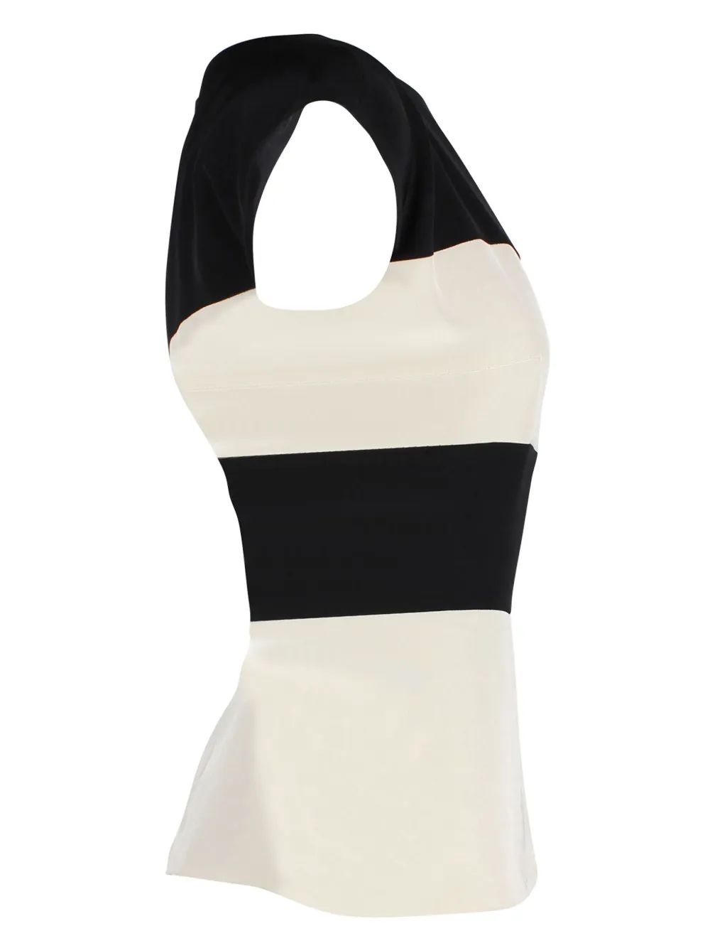 Pre-owned Etro Vintage Colour-block Blouse In Black