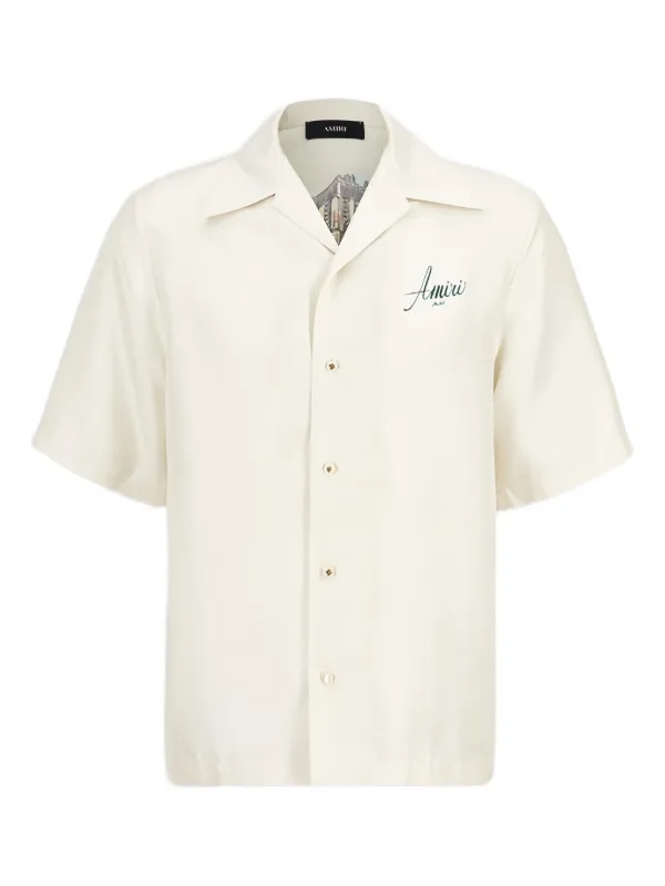 AMIRI building-print short-sleeved Shirt White FARFETCH ZA
