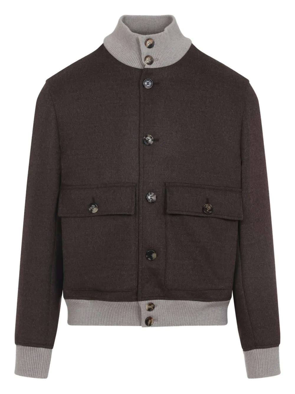 Brunello Cucinelli wool bomber jacket | Brown | Image 1