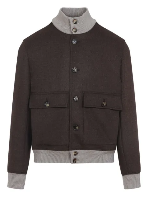 Brunello Cucinelli wool bomber jacket