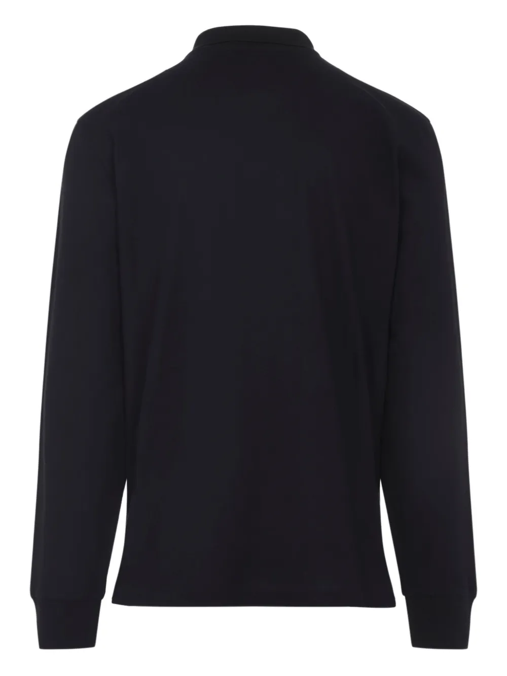 Ralph Lauren Long Sleeve Bear Cardigan With Ribbed Cuffs In Black