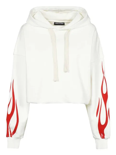 Vision Of Super flame-print hoodie