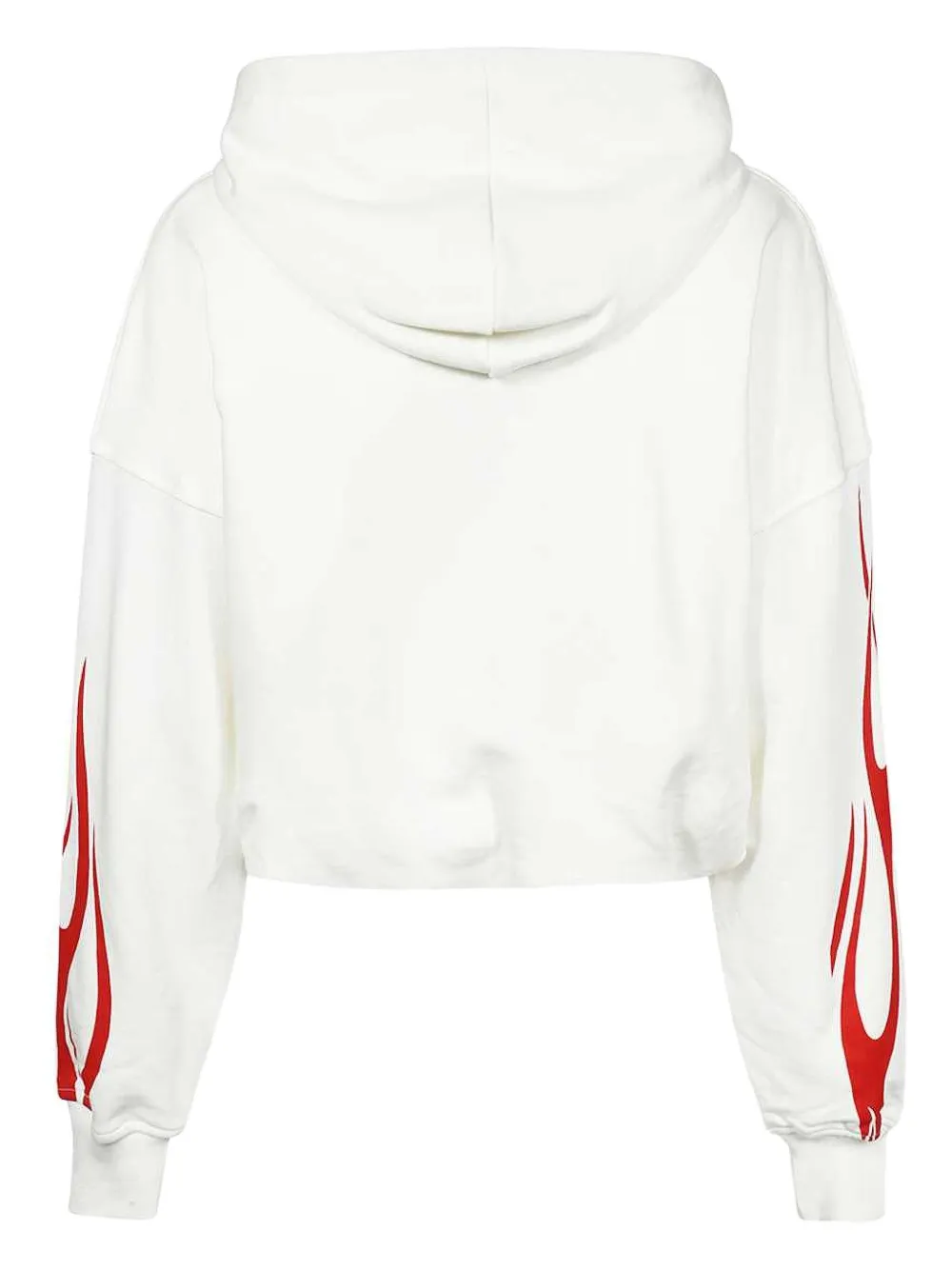 Vision Of Super Flame-print Hoodie In White