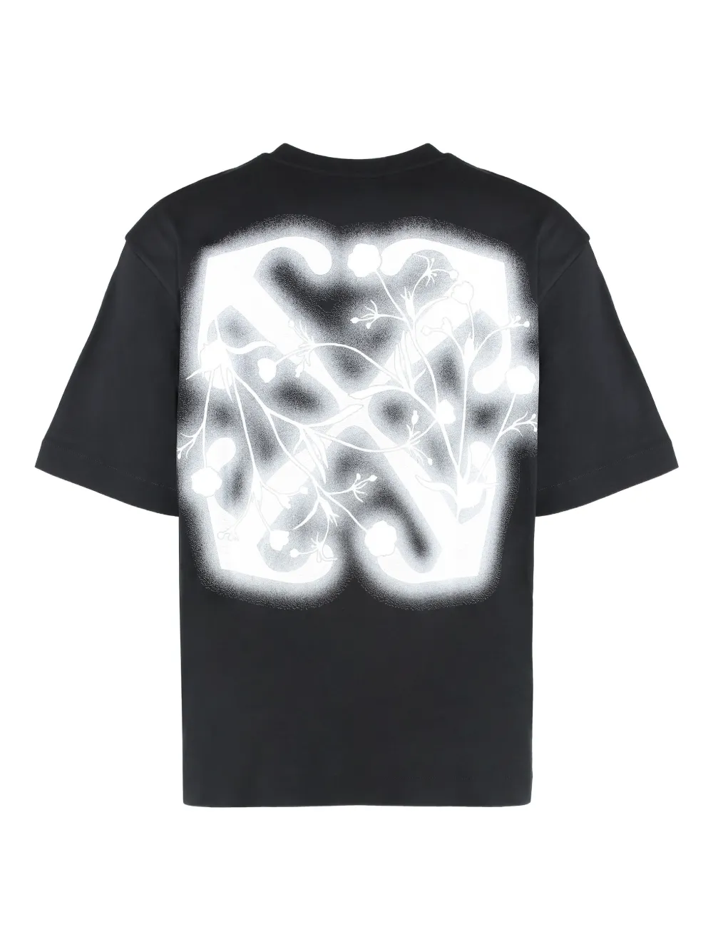 Off-White floral-print crew-neck T-shirt | T-Shirts | Image 2