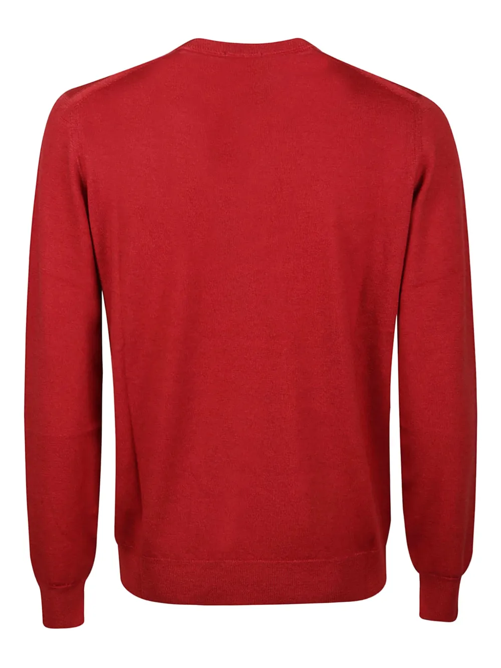 Drumohr Wollen trui met ronde hals - Rood