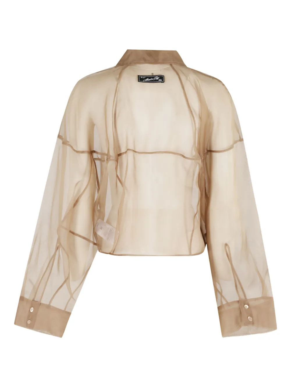 Erika Cavallini Button-down Shirt In Brown
