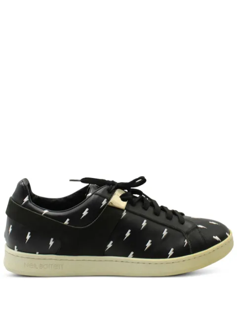 Neil Barrett Thunder-print sneakers