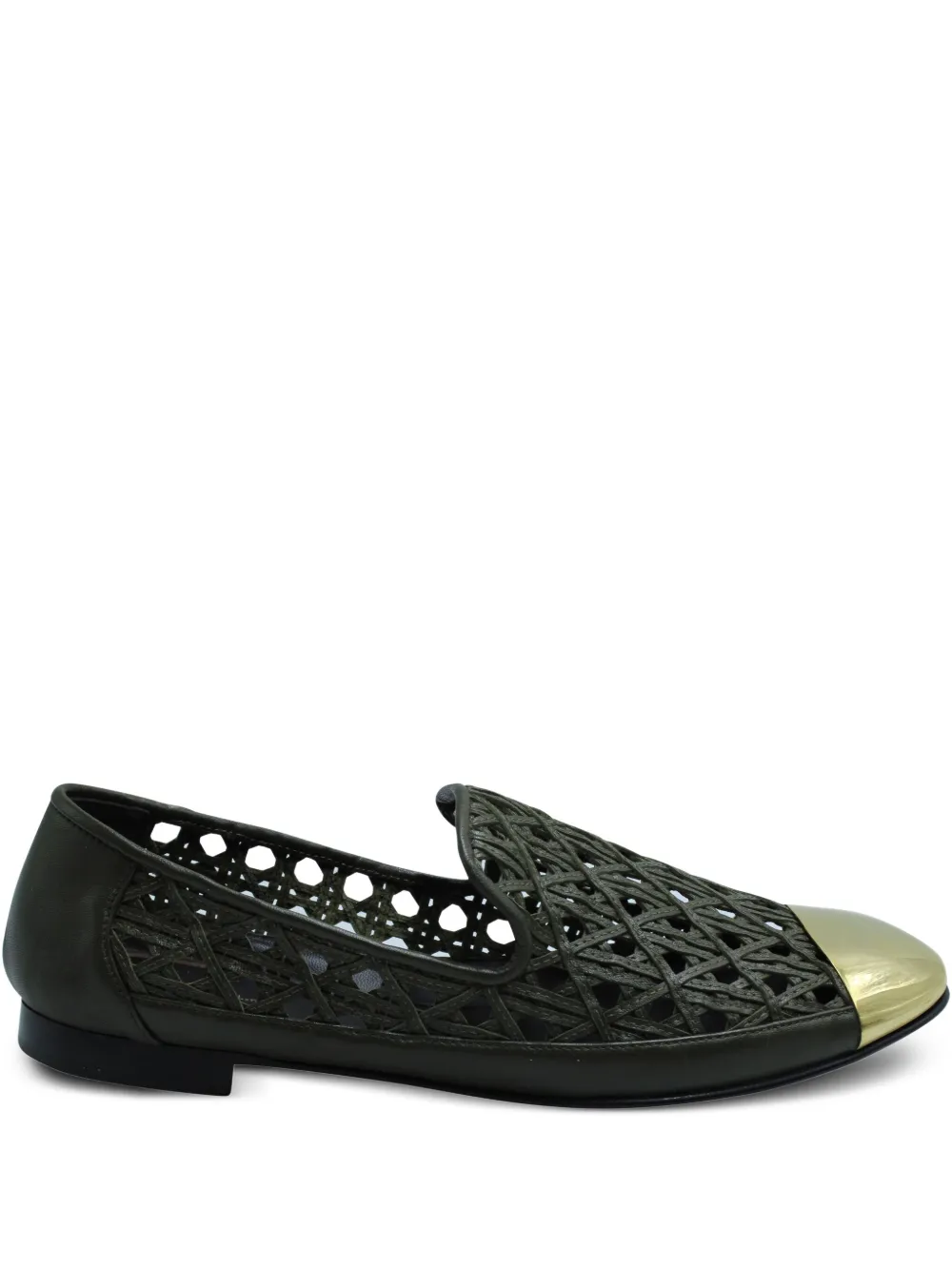 Giuseppe Zanotti Vintage perforated loafers | Green | Image 1