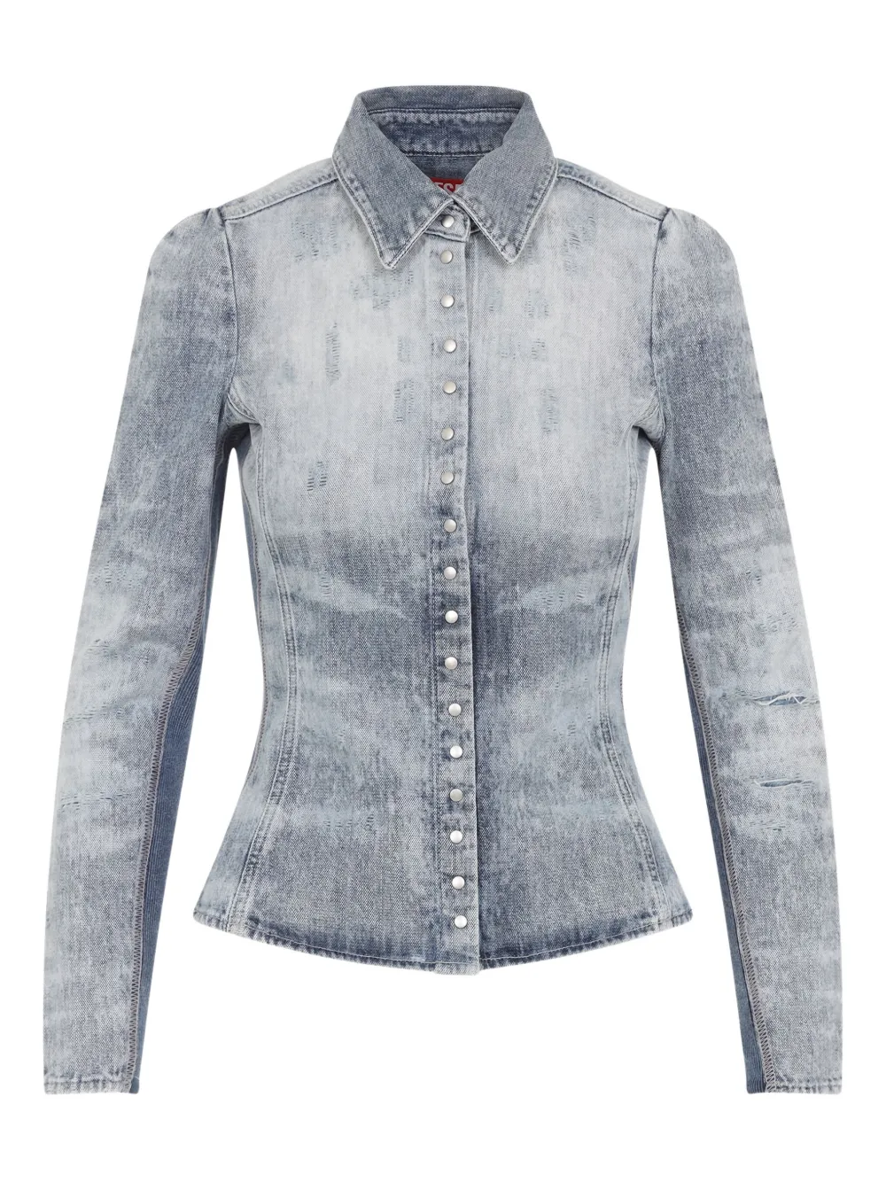 Diesel Denim Shirt In Blue