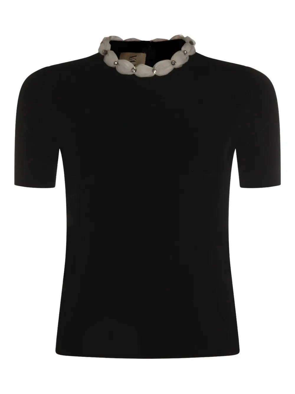 Valentino Garavani フローラル トップ - ブラック Valentino Garavani フローラル トップ - ブラック
