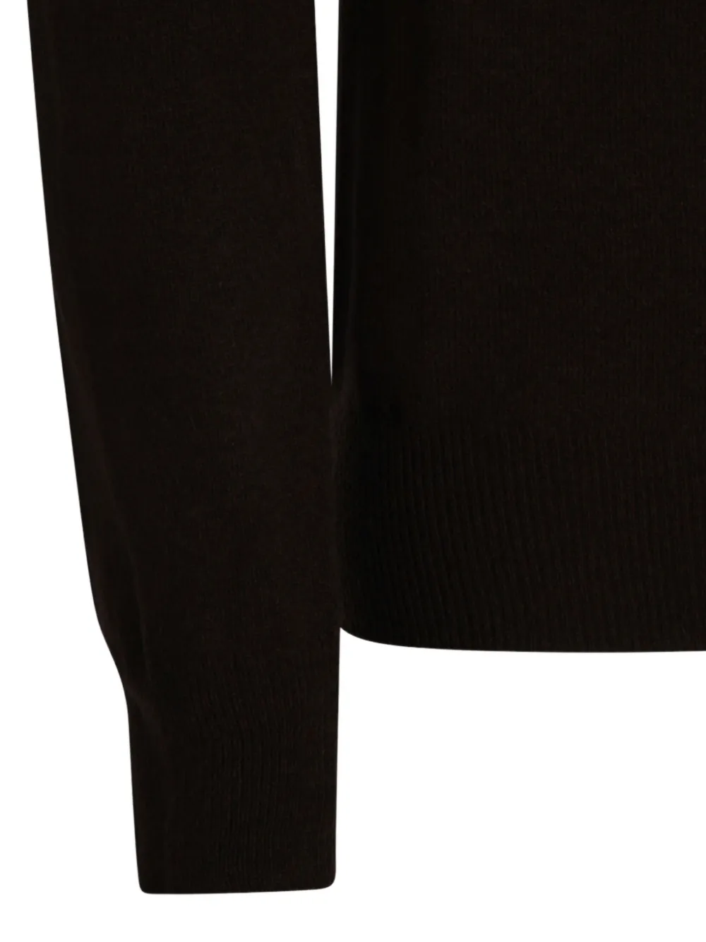 Altea Wollen trui met ronde hals Zwart